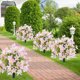 thumbnail image 5 of Flores para la Decoración Flores Simuladas, Lirios, Decoraciones de Jardín, Árboles de Eucalipto, Flores Simuladas, Verde Simulado, 5 of 6