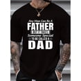 thumbnail image 1 of Men's Short Sleeve T-shirt, CALLED A DAD Print Casual Comfy Breathable Summer Tee Tops, 1 of 5