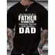 thumbnail image 1 of Camiseta de manga corta para hombre, con estampado "Called A Dad", informal, cómoda y transpirable, ideal para el verano., 1 of 5
