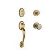 thumbnail image 4 of Baldwin Reserve Sccolxroutrr003 Single Cylinder Columbus Handleset Round Knob And Traditional Round Rose With 6Al Latch And Dual Strike Lifetime Brass Finish, 4 of 5