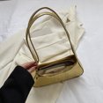 thumbnail image 2 of Bolso de axila para mujer Bolso de mujer informal con patrón de cocodrilo de cuero PU (Oro) Ndcxsfigh Para Estrenar, 2 of 8
