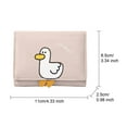 thumbnail image 3 of Tri-fold Multi-Card Short Duckling Wallet Coin Purse Card Case, 3 of 8