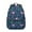 Black-3, variant on Flamingo Patchwork Backpack - Upcycled Material Eco Statement Piece, Each Bag Has Unique Color Blocking & Pattern Variations