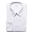 thumbnail image 2 of Marquis Mens Slim Fit Solid White Cotton Blend Dress Shirt, 2 of 2