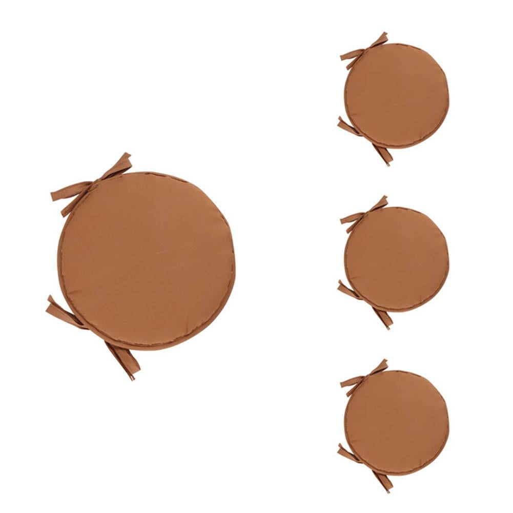 4PCS 14 Inch Round Round Chair Cushion Tie Seat Dining Chair Kitchen