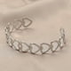 thumbnail image 1 of Pulsera para mujer, regalos para mujer, pulsera abierta de acero inoxidable con forma de corazón hueco, pulsera en forma de C, pulsera C, 1 of 2