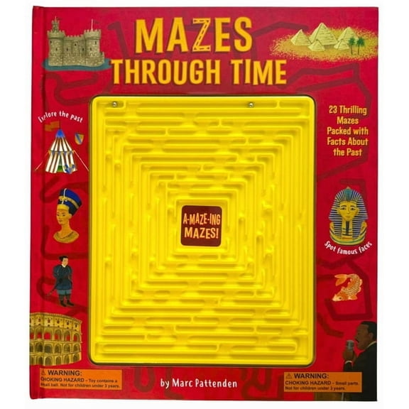 Mazes Through Time: Featuring 3D Maze Game, (Hardcover)