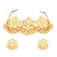 thumbnail image 1 of Efulgenz Indian Jewelry Set Traditional Faux Pearl Beaded Choker Necklace Earrings Bollywood Jewelry Set for Women, 1 of 5