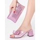 thumbnail image 4 of Zapatillas de lujo de color rojo con nuevo diseño de verano 2022, zapatos africanos y bolsos a juego, zapatillas casuales con punta abierta, talla 38-43, 4 of 4