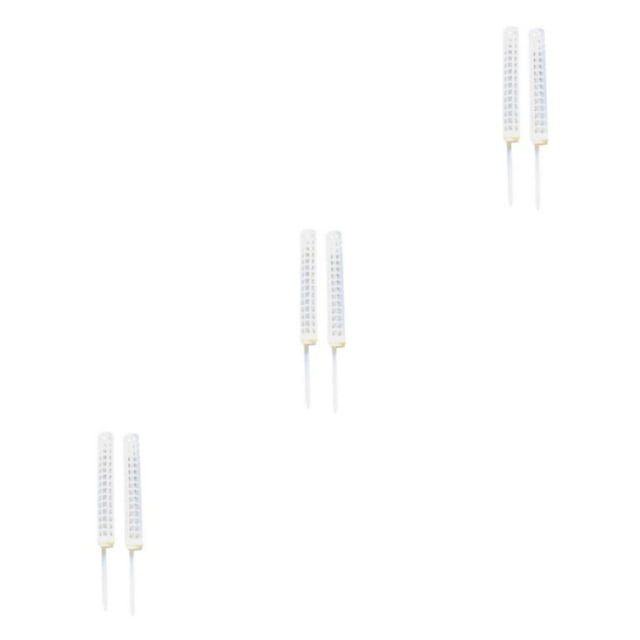 tssuouriy 2pieces Fillable Moss Pole For Monstera Beautiful Displays Of In Any Space Stackable White 3Set