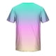 thumbnail image 2 of Mens Casual Pantalones Cortos Raya Impresión Suéter Fitness Deportes Camiseta, Poliéster Cuello Redondo Blusa para Al Aire Libre, Diario Y Primavera Verano Desgaste, 2 of 5