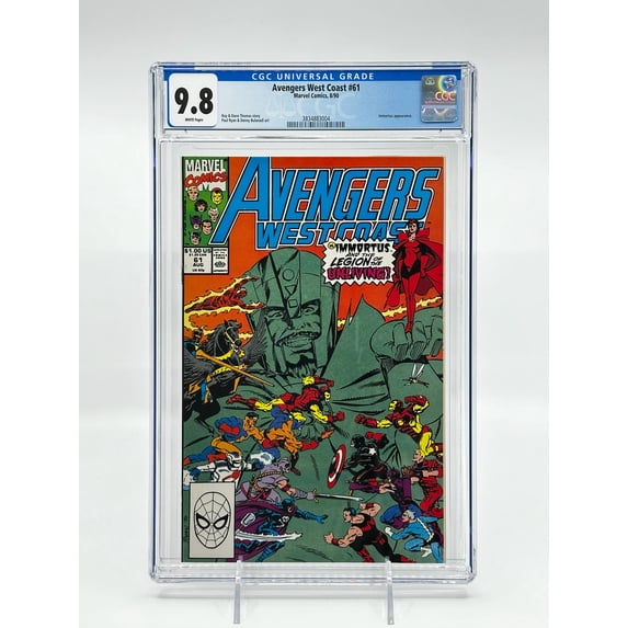 Avengers West Coast #61 - CGC 9.8 Comic Book