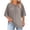 Gray, variant on Turilly Women's Fashion Loose Casual Short Sleeves T-Shirt Round Neck Plus Size Top Black L