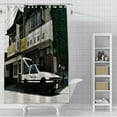 thumbnail image 1 of Shower Curtain Waterproof Polyester Fabric Paint Colorful Bath Curtains Initial D Home Bathroom Decor Curtain With Hook 155X184A3 YL180x240cm, 1 of 6