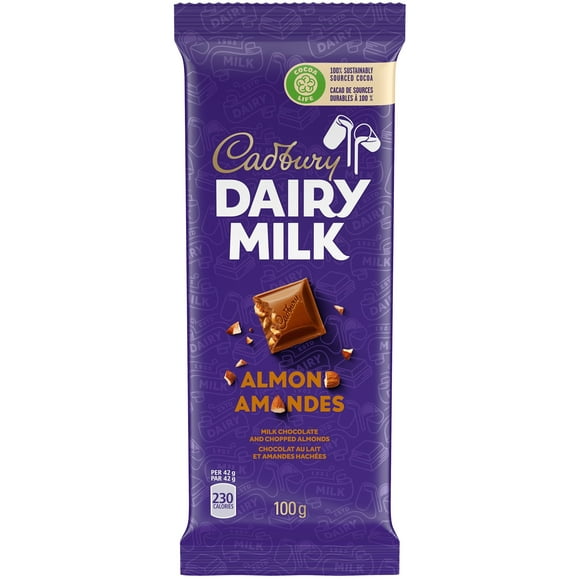 Cadbury Dairy Milk Amandes 100 g