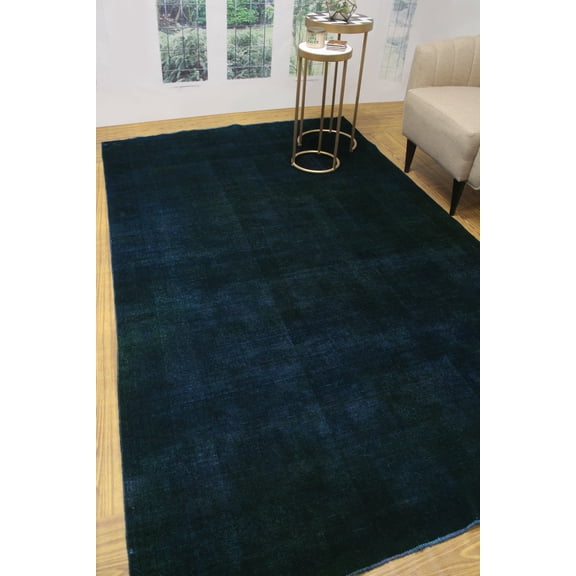 Vintage Mehrdad Purple/Blue Rug, 5'9" x 9'8"