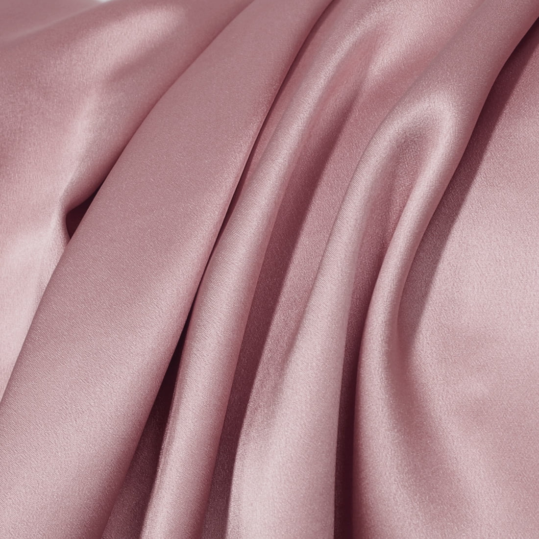 Unique Bargains 1 Piece 22 Momme 100% Silk Pillowcase Mauve Standard