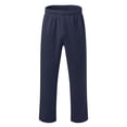 thumbnail image 4 of Kureaily Mens Autumn And Winter High Street Fashion Leisure Loose Sports Running Solid Color Lace Up Pants Sweater Pants Trousers, 4 of 6