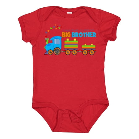 

Inktastic I Am the Cutest Big Brother - Train Gift Baby Boy Bodysuit