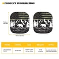 thumbnail image 6 of Binienty Peak Bear Sun Shade for Car Windshield Car Sunscreen Blocks UV Rays and Keeps Vehicle Cool Folding Car Sun Shade for Front Window Universal for Auto Truck Van SUV 2 Pcs, 6 of 6