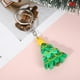thumbnail image 1 of Llaveros navideños de Papá Noel y alce, anillos para llaves, soporte para llavero de coche, bolsa con dijes, regalos de navidad, 1 of 4