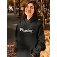 thumbnail image 2 of Pleasing Hoodie Women -Smartprints Designs, Female Large, 2 of 4
