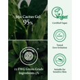 thumbnail image 4 of Gel calmante YADAH Cactus, 150 ml, para aliviar las quemaduras solares, vegano, 4 of 9