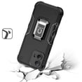 thumbnail image 3 of TJS for Motorola Moto G 5G 2024 Phone Case, [Military Grade] Heavy Duty Magnetic Support Ring Kickstand Cover (Black), 3 of 3