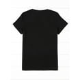 thumbnail image 2 of 1pc WhimsyCat Women'S Casual Round Neck T-Shirt, Cotton Short Sleeve with Cat Graphic, Regular Length, All-Season Fashion Top, Ladies Comfy Tees, Casual Sporty Tee, Summer Gifts, 2 of 6