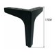 thumbnail image 3 of Juego de 4 patas para muebles, patas modernas de mesa triangulares de metal, patas para muebles con forma de horquilla, 3 of 5