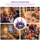 thumbnail image 2 of Guirnalda De Adviento De Pascua/Halloween/Navidad Exquisita Guirnalda De Piña Con Portavelas Hermosa Decoración Festiva Para La Puerta Delantera Del Jardín sonducket HA027587-04, 2 of 7