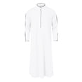 thumbnail image 1 of Robe Décontractée à Manches Longues avec Poche pour Hommes Robe Musulmane, 1 of 5