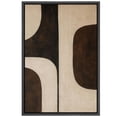 thumbnail image 6 of Framed Canvas Print Geometric Wall Art Minimalist Abstract Decorative for Living Room Bedroom - 24"x36" BLACK, 6 of 8