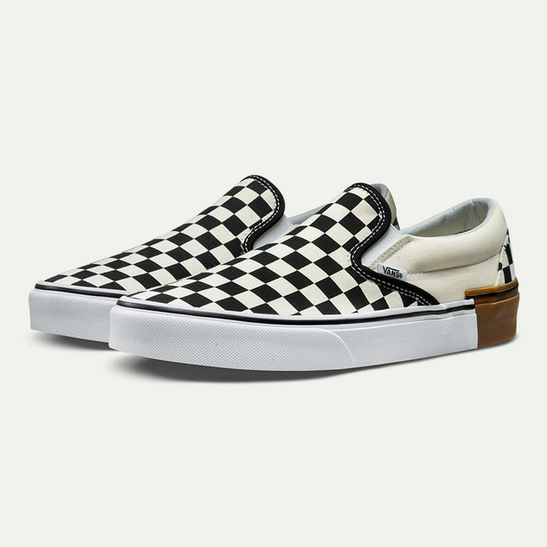 Beroep Persoonlijk Vergelijkbaar Vans Classic Slip On Gum Block Checkerboard Men's Classic Skate Shoes Size  8 - Walmart.com