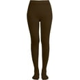 thumbnail image 2 of ORUYROP Women's Solid Colored Opaque Microfiber Footed Tights, 2 of 7