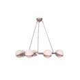 thumbnail image 3 of 8 Light Curcle Cut Shade Globe Pendant Mid Century Brass Sputnik chandelier light Fixture, 3 of 8