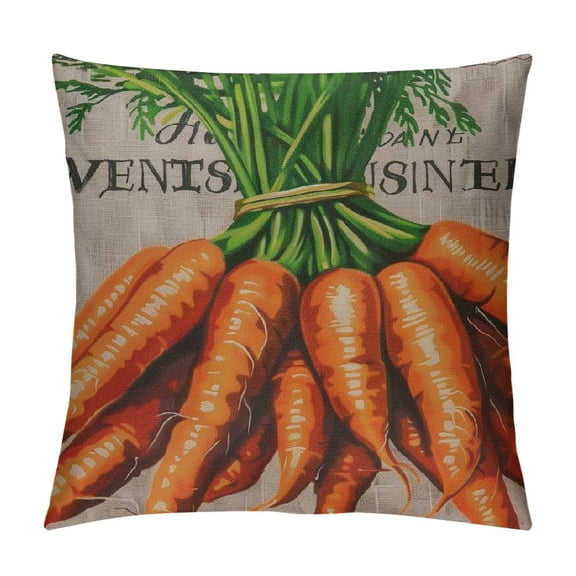 Qinduosi Pillow Cover Easter Decor Farm Decorative Cushion Case for Sofa Decorations Pillowcase White