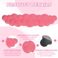 thumbnail image 4 of Uxcell Cloud Keyboard Wrist Rest Set, Memory Foam Wrist Pad Support Ergonomic Mouse Pad Red, 4 of 7