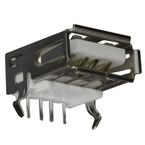 690-004-621-013 Connector Receptacle 4 Position USB2.0 Type Through Hole, Right Angle :Rohs