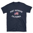 thumbnail image 1 of Port Hueneme California Patriot Men's Cotton T-Shirt, 1 of 1