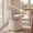 Sand, variant on Spruce & Spring 360° Swivel Dining Chair, Spill-Proof & Stain Resistant Barrel Armchair with Rotating Base, Modern Upholstered Seat and Removable Back Support Pillow for Kitchen Living Room, Ivory