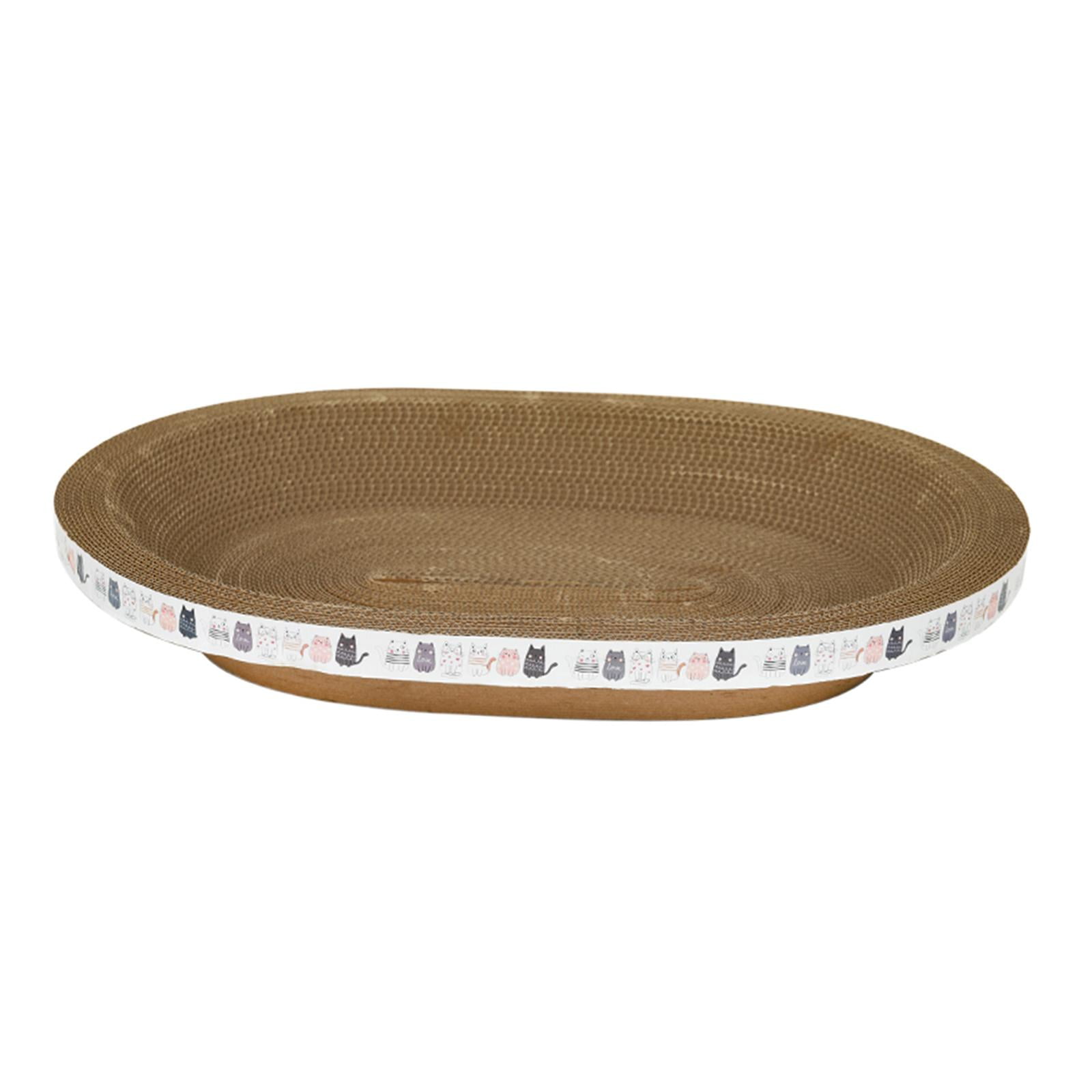 Bvdfgk Pet Cat Scratcher Bowl Cat Scratching Board Training Toy Cat Scratch Pad Nest 47cmx22cmx8cm