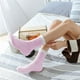 thumbnail image 5 of Sonducket Cálido invierno MiddleTube calcetines mujeres lindo elástico Coral terciopelo calcetines interior piso toalla calcetines transpirables Medias Violeta NO4, 5 of 8