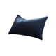 thumbnail image 2 of Funda de almohada al estilo japonés | Poliéster lavado color sólido | Funda de ropa de cama suave, transpirable y elegante | No impresión | Opciones de Azul Oscuro Azul Cielo Gris | 74x48cm | 1, 2 of 6