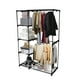 thumbnail image 1 of Closet Organizador Ropero Armable Grande Zapatera 2 Niveles De Metal Color Negro, 1 of 5