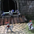 thumbnail image 6 of Safari Ltd. Knights & Dragons Toob - Set of 10 Mini Figurines: Red & Blue Kingdom Knights, Catapult, and Green Dragon - History Learning Toy Figures for Boys, Girls & Kids Ages 3+, 6 of 6