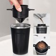 thumbnail image 4 of onlyliua jusqu'à 60 % de Réduction Filtre à Café Pliable en Acier Inoxydable Adapté à Toute Tasse Tendance Faible, 4 of 10