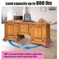 thumbnail image 3 of Furniture Lift Mover Tool Set - Furniture Movers Can Withstand Up to 800 Ibs, 360°Sliding Function, Furniture Lifter Have Self-Adjusting Bases， Heavy Item Furniture Moving Tool Without Falling, 3 of 7