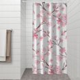thumbnail image 2 of Pioneer Flower Floral Print Pattern Shower Curtain 36"x72" ,Bathroom Decorative Shower Curtains Set with 12 Hooks,Modern Waterproof Washable Shower Curtain, 2 of 6