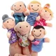 thumbnail image 3 of Juego de 10 marionetas de dedo de animales, muñeco de peluche para bebé, marionetas de mano de dibujos animados familiares, cerdos, teatro de tela, juguetes educativos para niños, 3 of 5